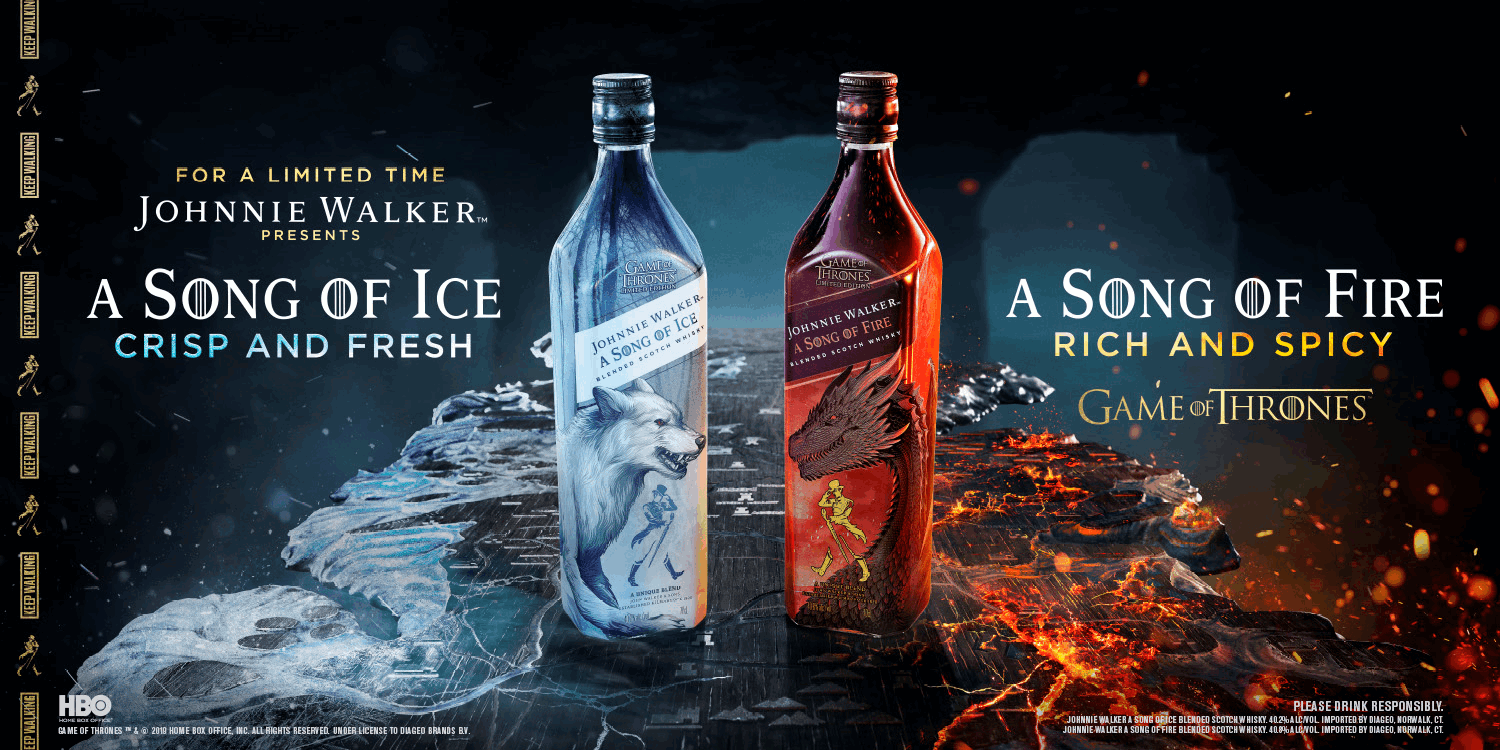 A Song Of Ice And Fire Scotch Whiskies Limited Edition Johnnie